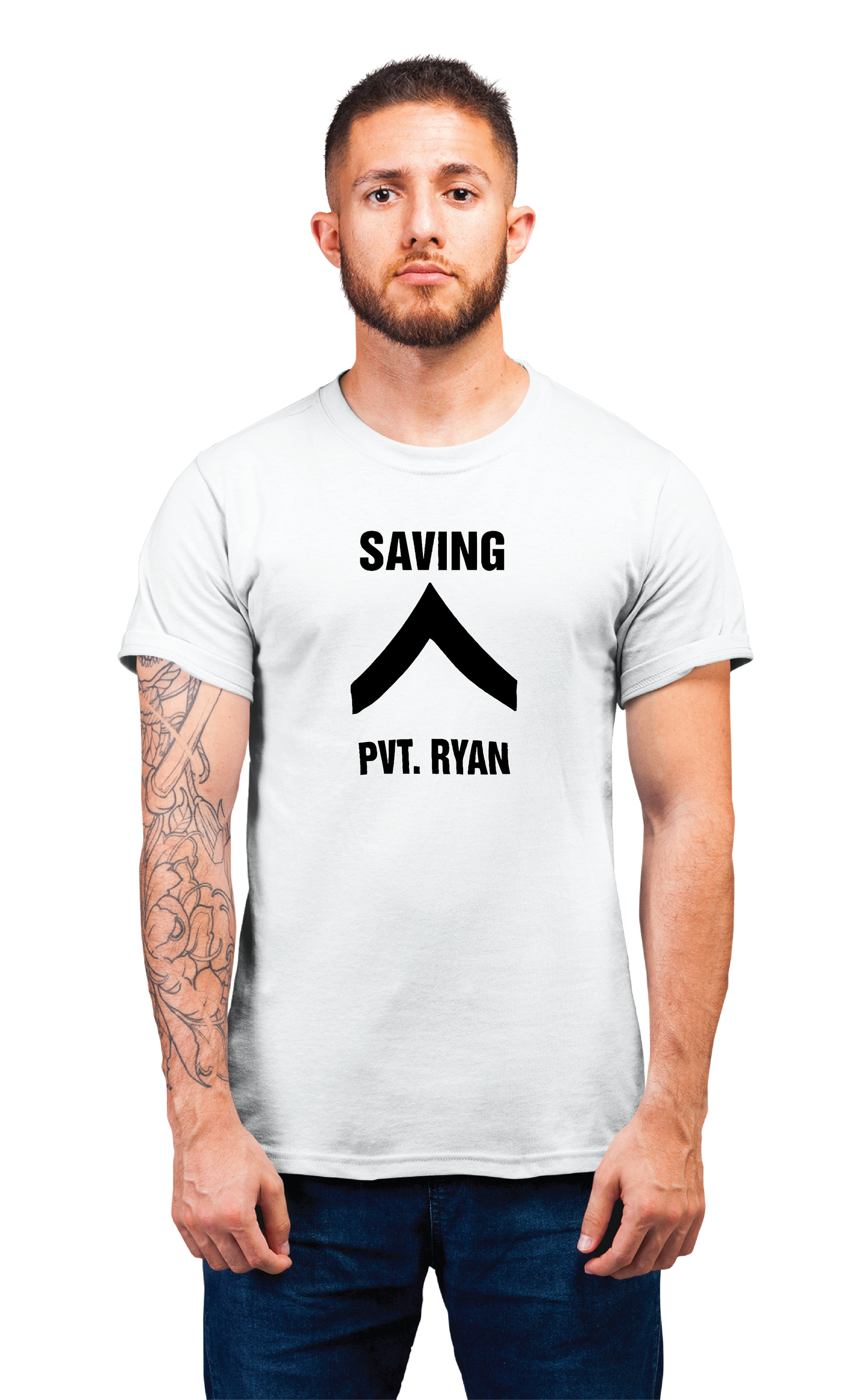 Sweaty Armpits Premium Unisex Printed T-shirt Saving Private Ryan Steven Spilberg Movie World War 2 Epic Minimalistic Design