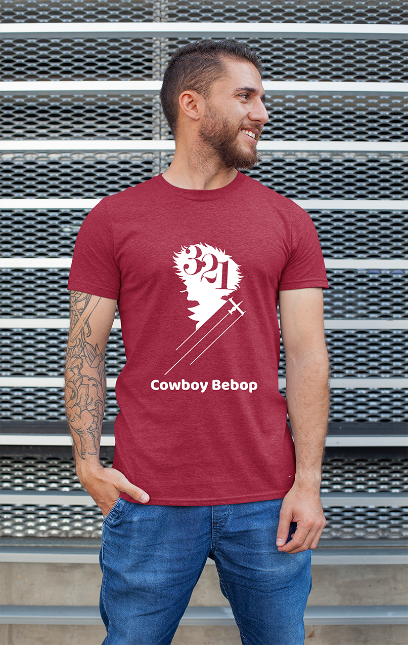 Sweaty Armpits Premium Unisex Printed T-shirts of 321 Cowboy Bebop