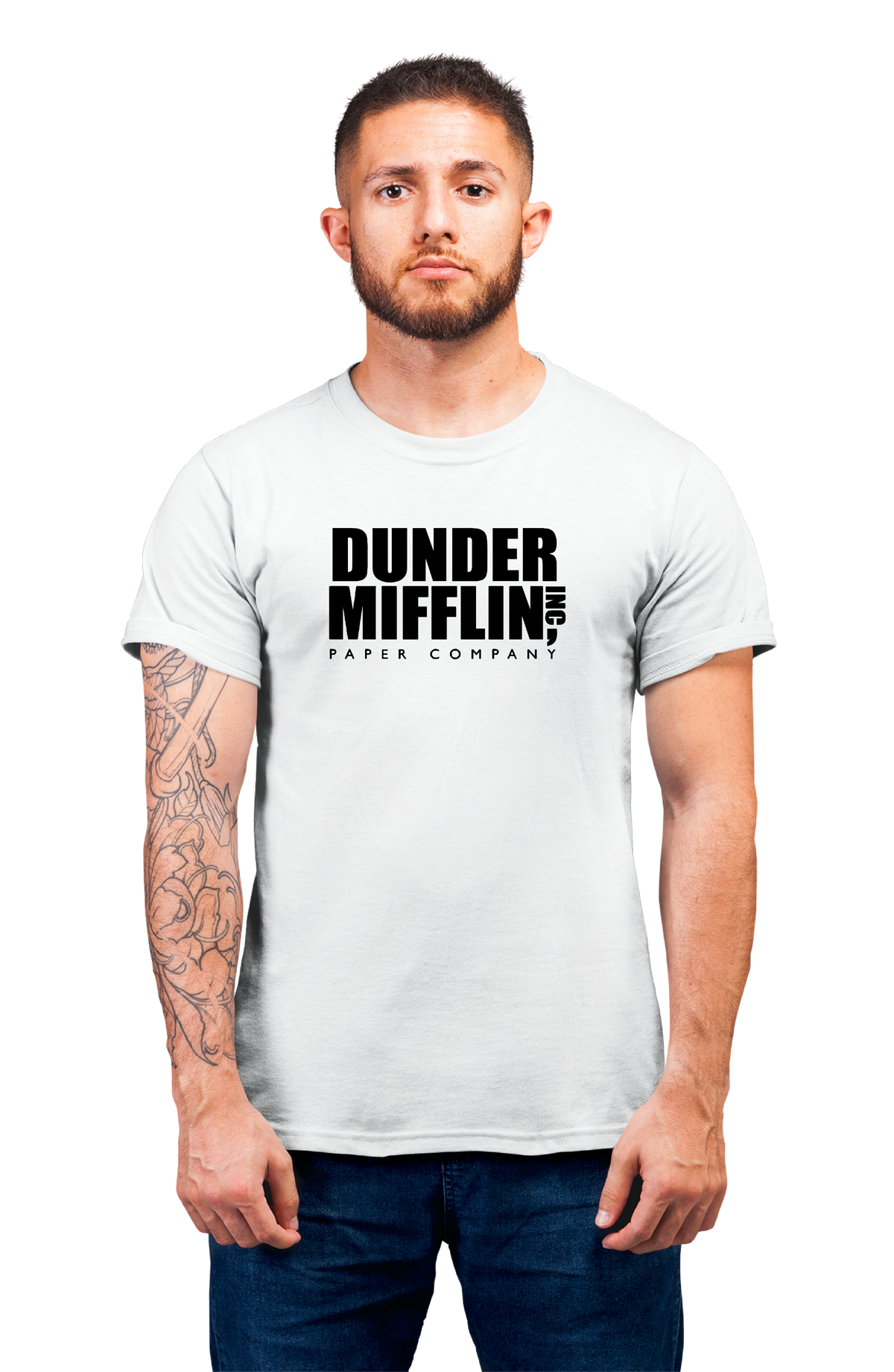 Sweaty Armpits Premium Unisex Printed T-shirts Dunder Mifflin, The Office(US) Iconic T.V Show, Minimalistic Design