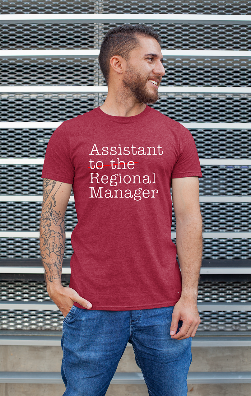 Sweaty Armpits Premium Unisex Printed T-shirts ASSISTANT TO THE REGIONAL MANAGER The Office US