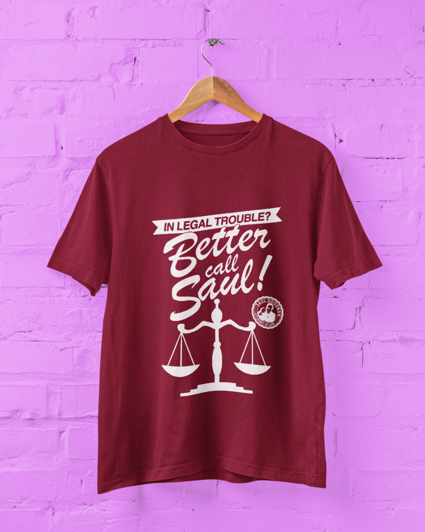 Sweaty Armpits Premium Unisex Printed T-shirts Better Call Saul AMC Epic Drama Series Minimalistic Design