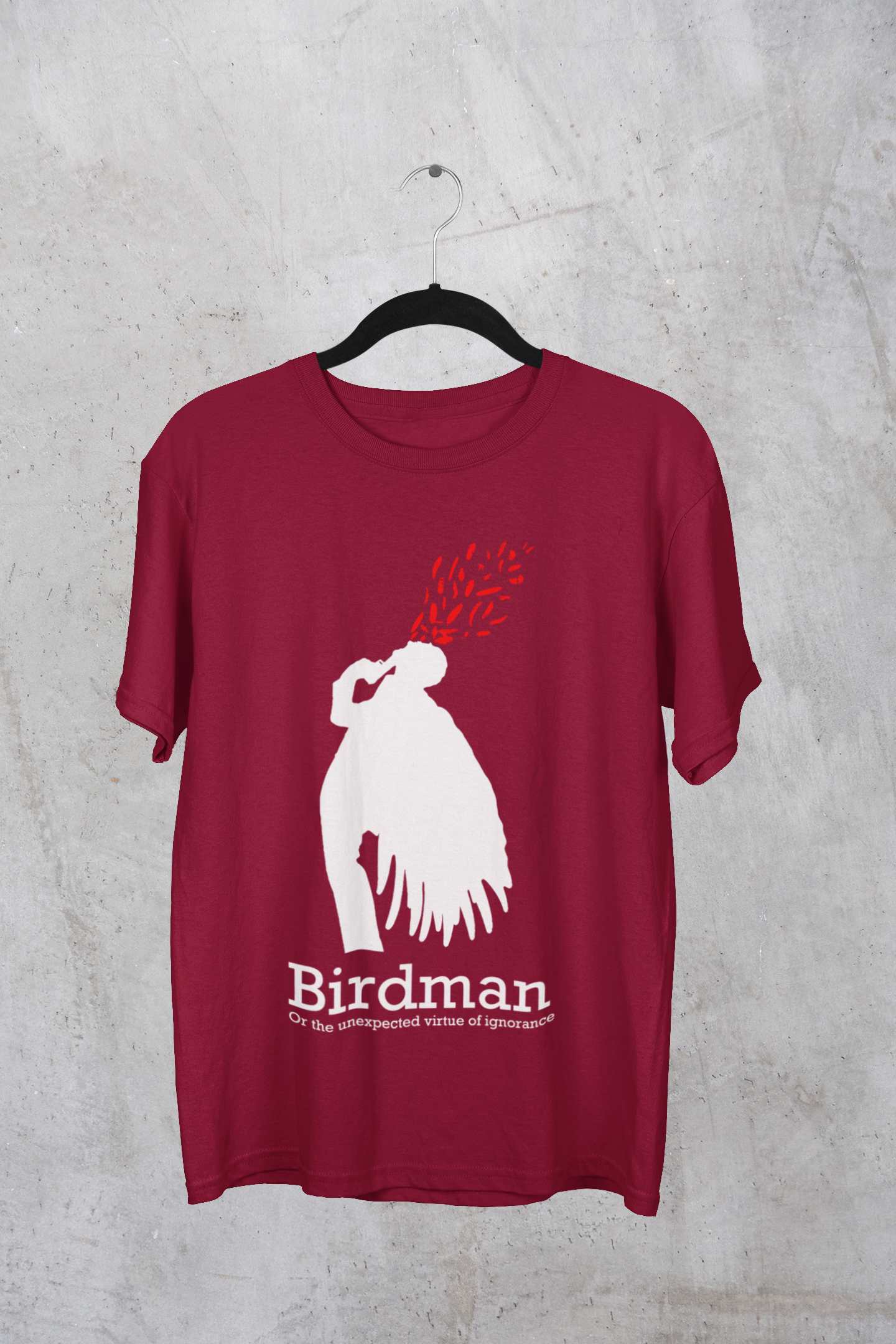Sweaty Armpits Premium Unisex Printed T-shirts Birdman Movie Single Shot Minimalistic Design