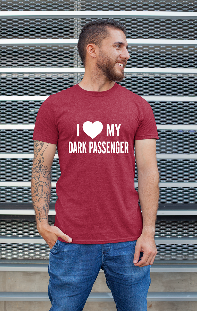 Sweaty Armpits Premium Unisex Printed T-shirts Dexter Cult Classic T.V Show, Dexter Morgan Dark Passenger Minimalistic Design
