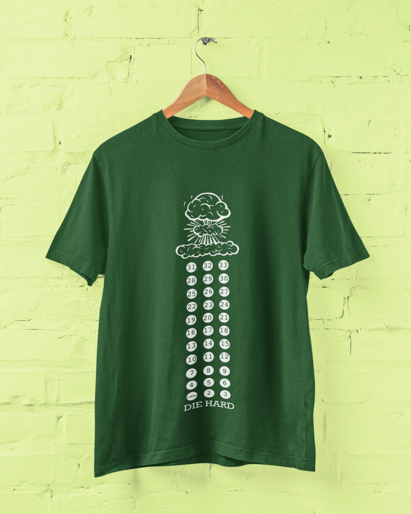 Sweaty Armpits Premium Unisex Printed T-shirts Die Hard Action Thriller Minimalistic Design