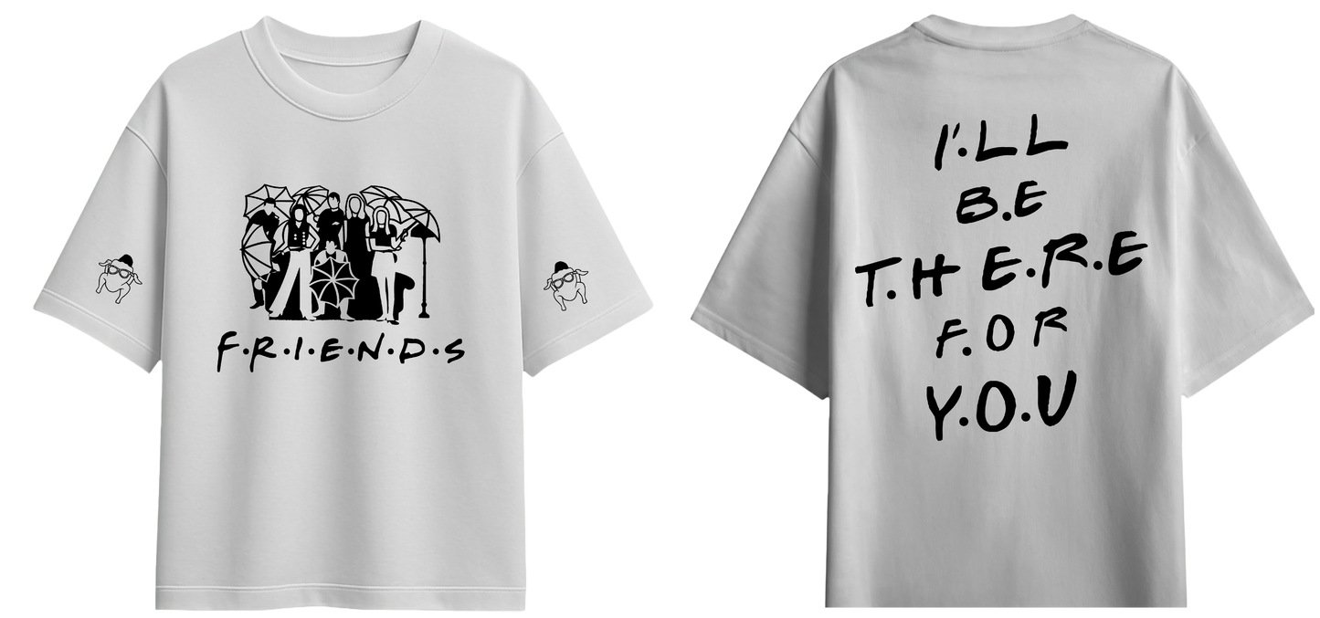 Sweaty Armpits Premium Unisex Printed Oversized Friends American Sitcom Minimalistic Design