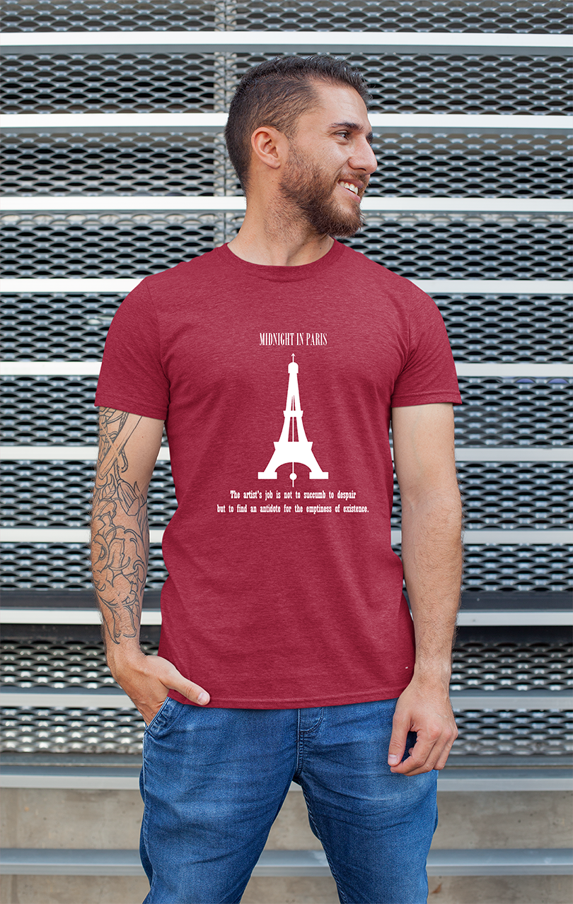Sweaty Armpits Premium Unisex Printed T-shirts Midnight In Paris Movie Woody Allen Minimalistic Design