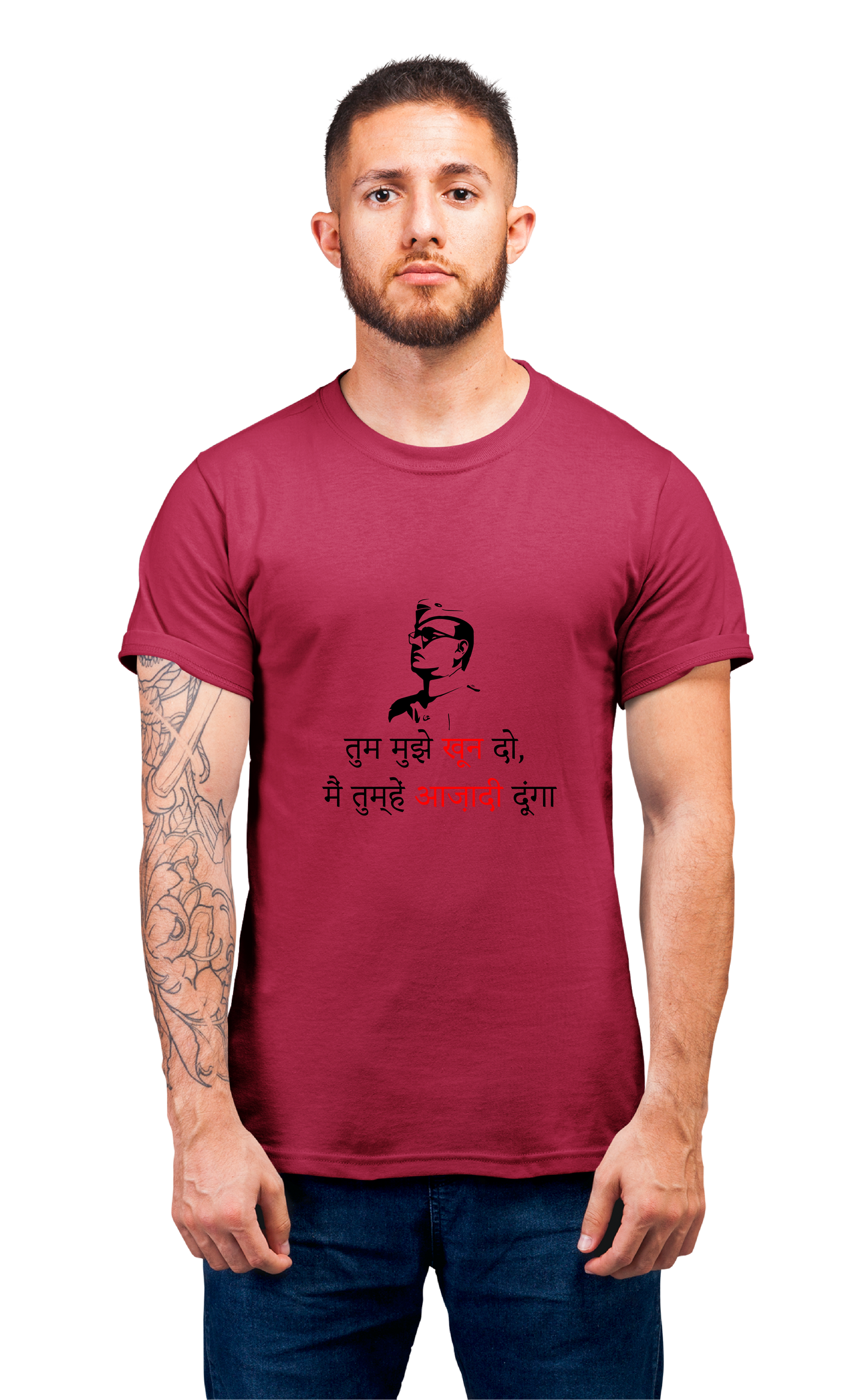 Sweaty Armpits Premium Unisex Printed T-shirts Netaji