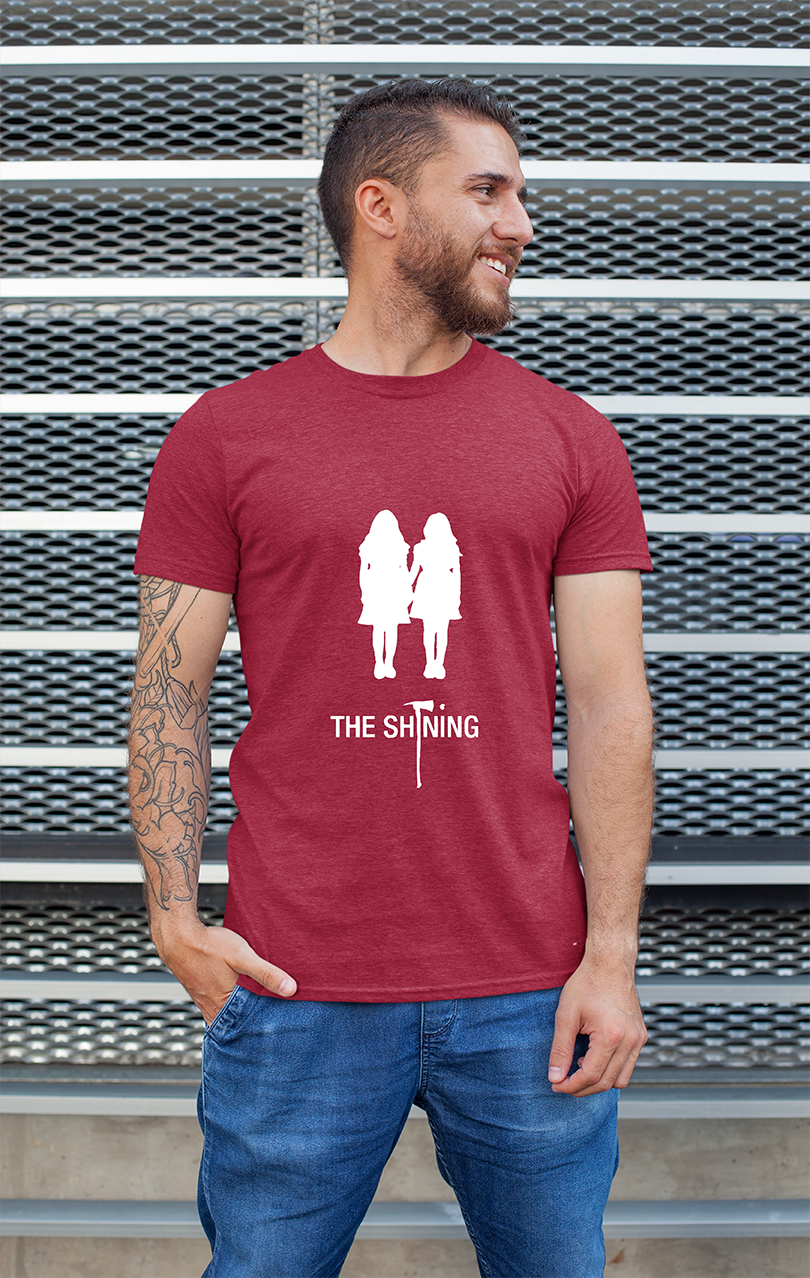 Sweaty Armpits Premium Unisex Printed T-shirt Stanley Kubrick The Shining Epic Horror Minimalistic Design
