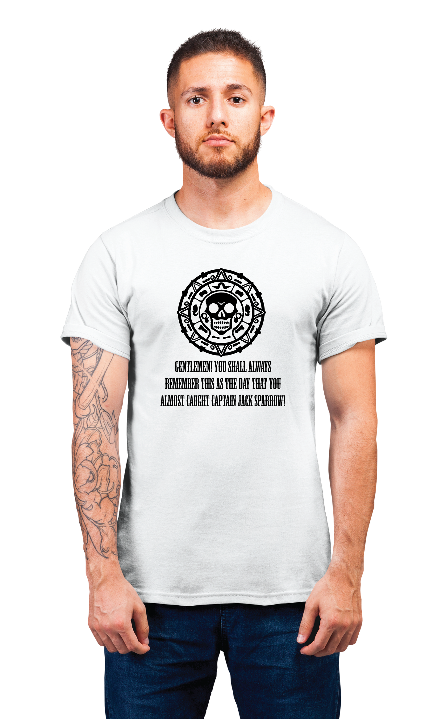 Sweaty Armpits Premium Unisex Printed T-shirts Pirates Of The Caribbean, Captain Jack Sparrow