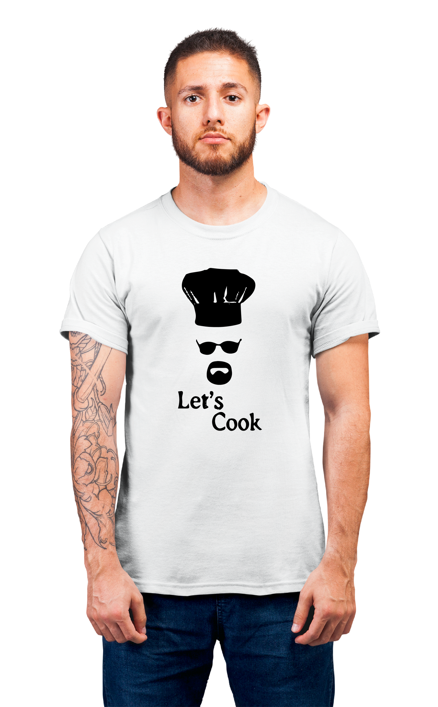 Sweaty Armpits Premium Unisex Printed T-shirt Breaking Bad T.V Show "Let's Cook" Minimalistic Design