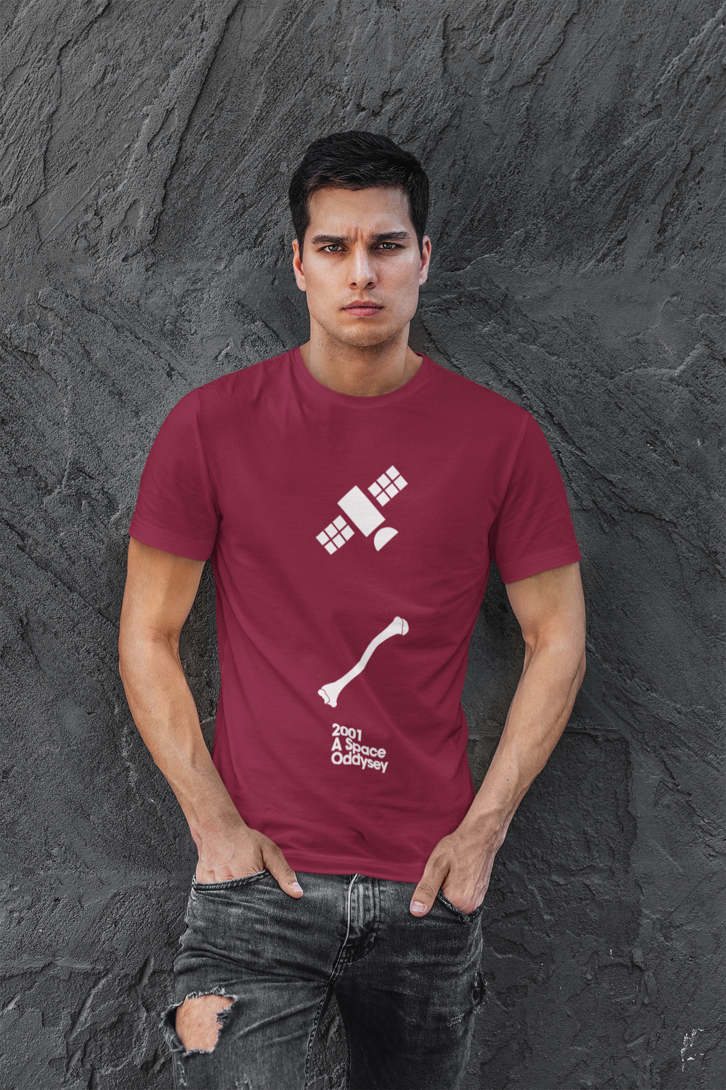 Sweaty Armpits Premium Unisex Printed T-shirts  2001 space Oddyssy Minimalistic Design