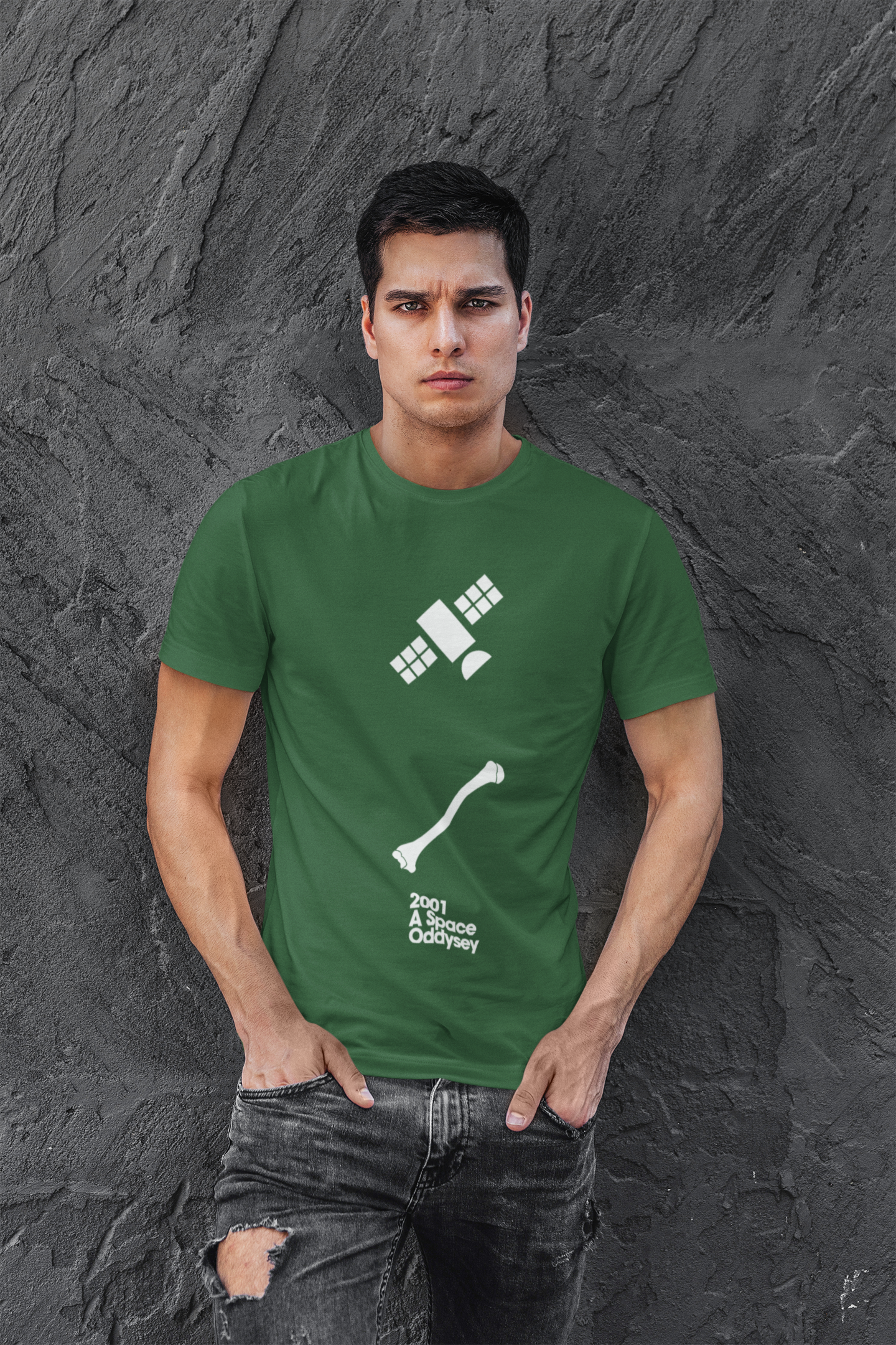 Sweaty Armpits Premium Unisex Printed T-shirts  2001 space Oddyssy Minimalistic Design