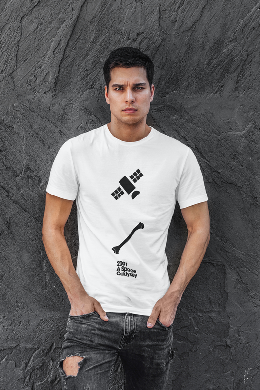 Minimalist movie-inspired T-shirt with a round neck and breathable 180 GSM material