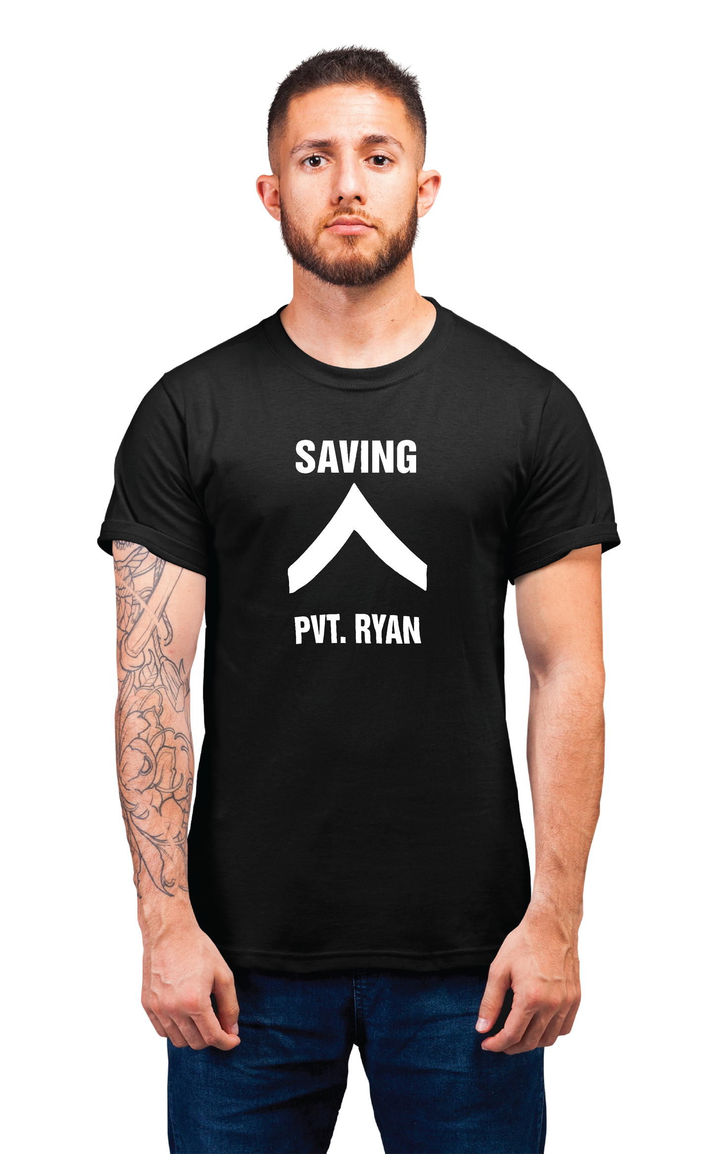 Sweaty Armpits Premium Unisex Printed T-shirt Saving Private Ryan Steven Spilberg Movie World War 2 Epic Minimalistic Design