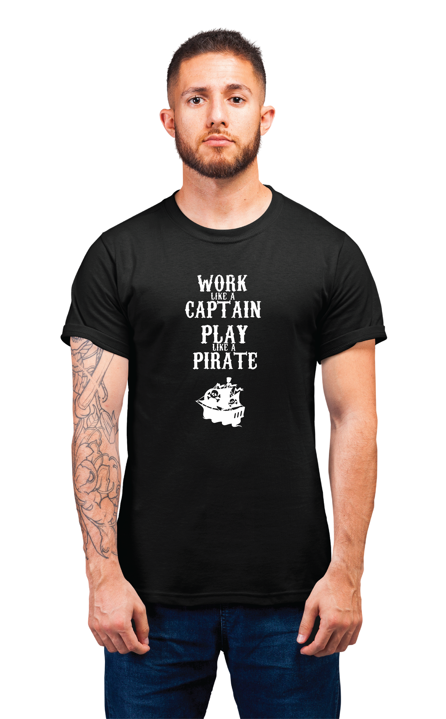 Sweaty Armpits Premium Unisex Printed T-shirt "Pirates Of The Caribbean" Jack Sparrow  Minimalistic Design