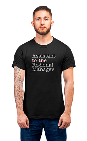 Minimalist movie-inspired T-shirt with a round neck and breathable 180 GSM material