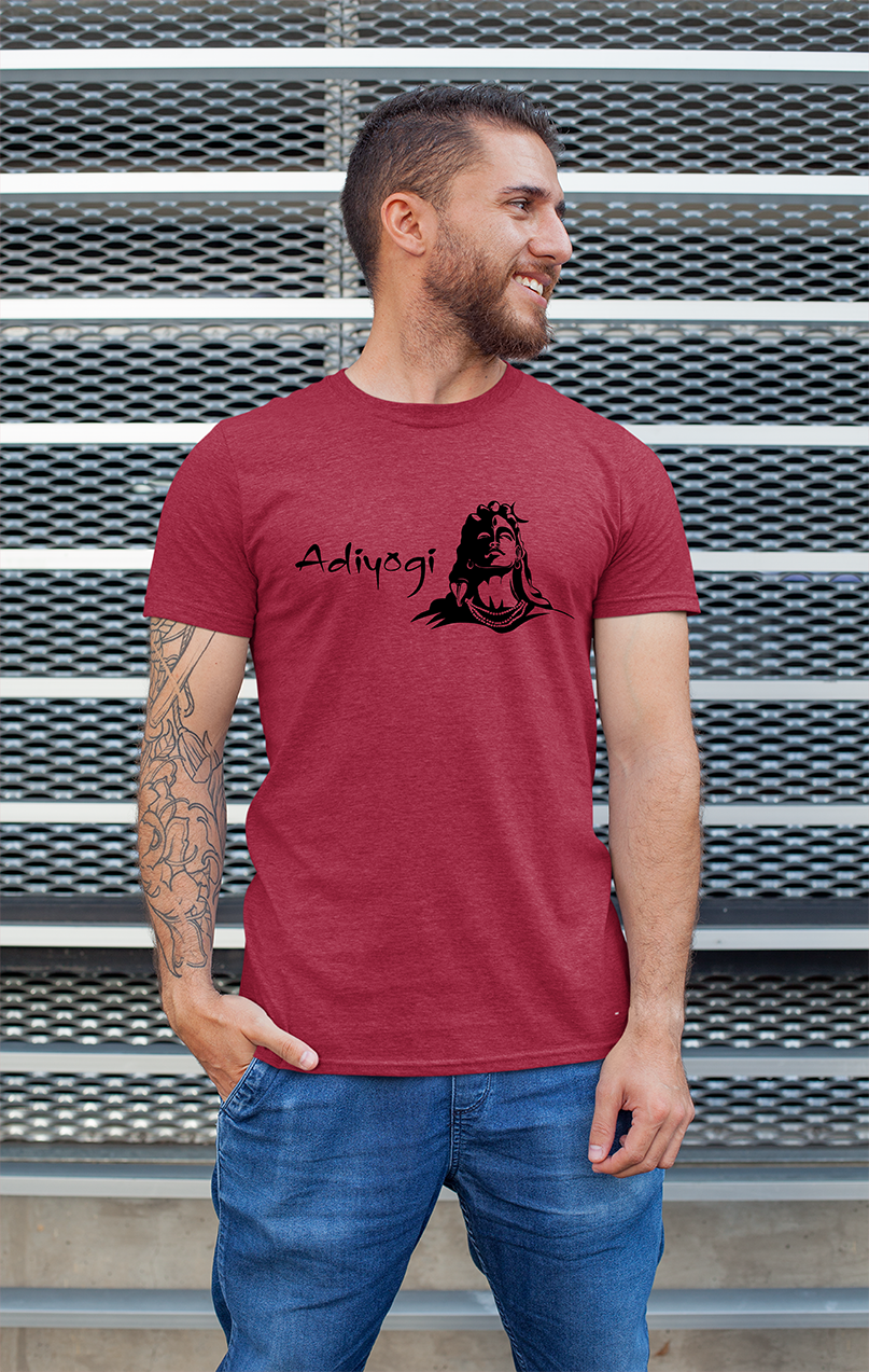 Sweaty Armpits Premium Unisex Printed T-shirts of Adiyogi