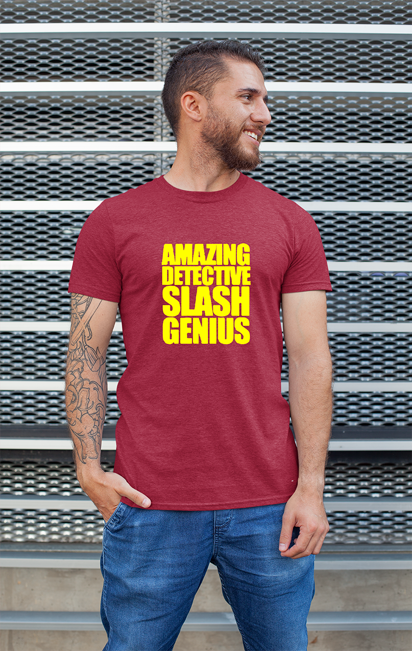 Sweaty Armpits Premium Unisex Printed T-shirts of Amazing Detective