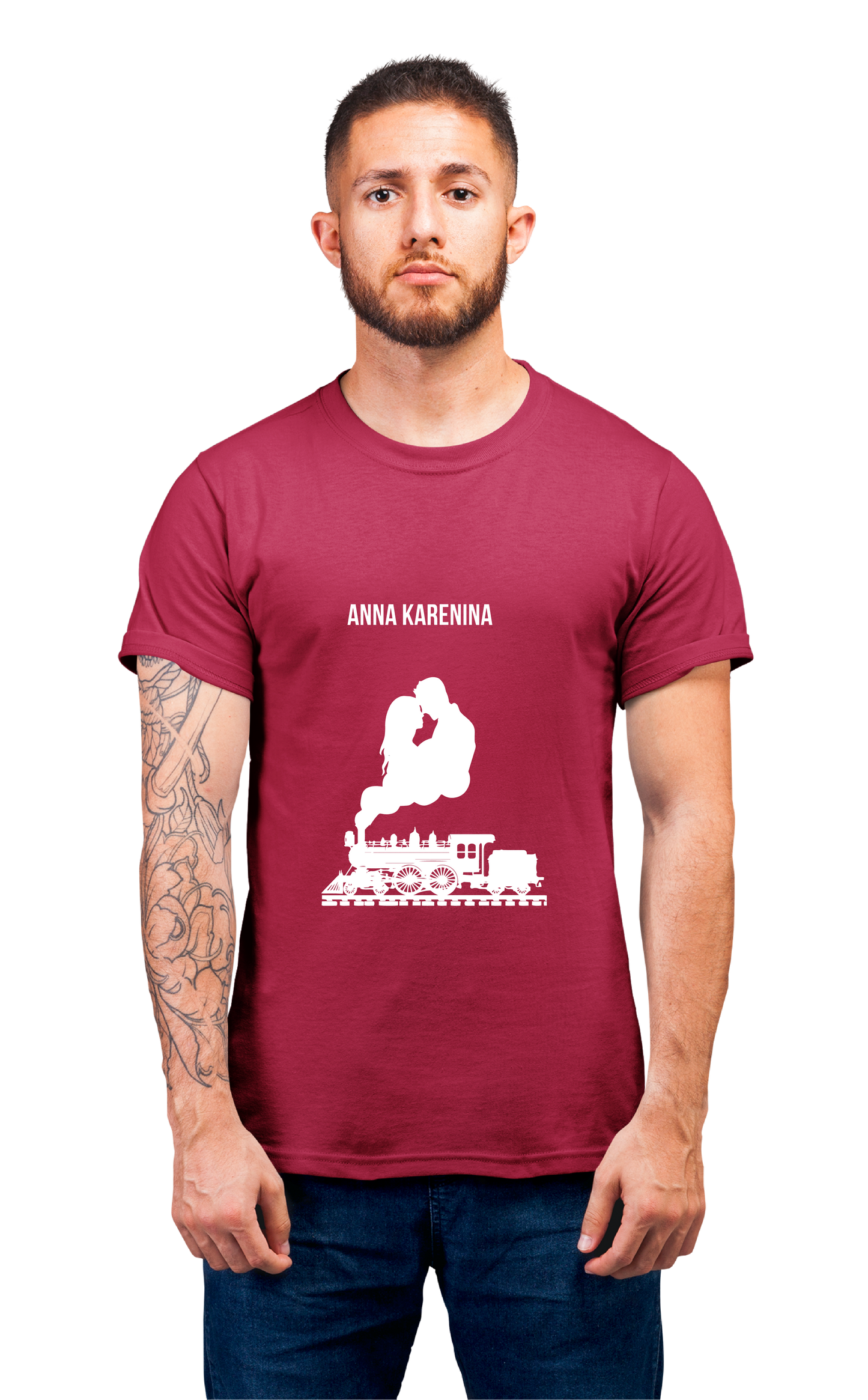Minimalist movie-inspired T-shirt with a round neck and breathable 180 GSM material