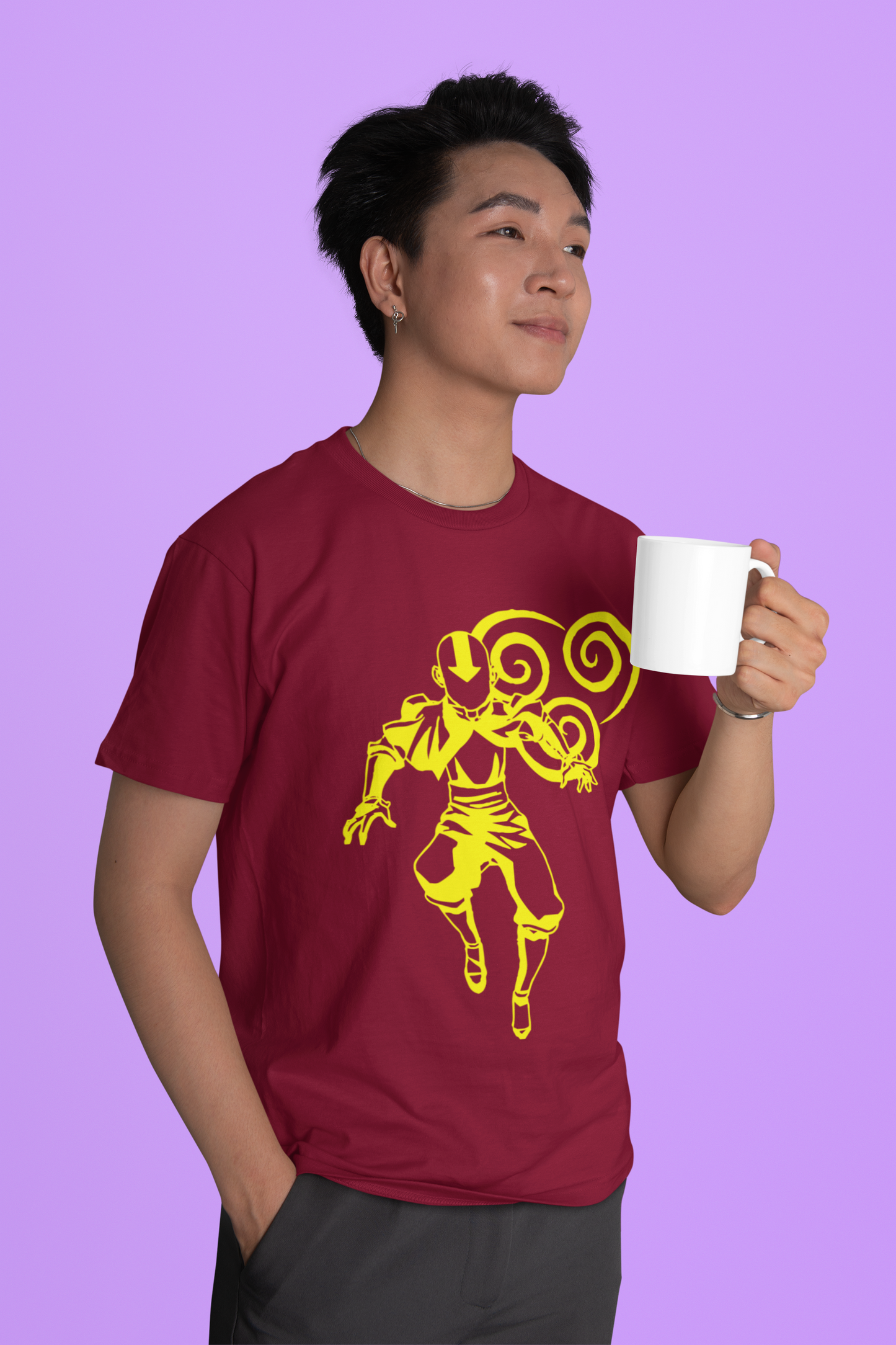 Sweaty Armpits Premium Unisex Printed T-shirts  Avatar The Last Airbander Minimalistic Design