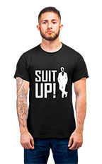 Minimalist movie-inspired T-shirt with a round neck and breathable 180 GSM material