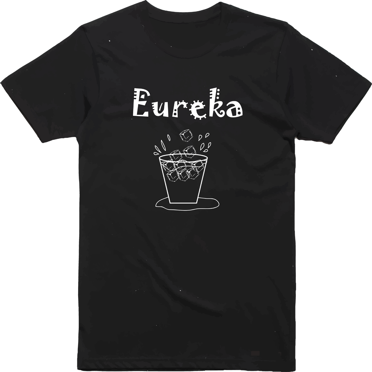 Sweaty Armpits Premium Unisex Printed T-shirts Original Minimalistic Design "Eureka"  Archimedes.