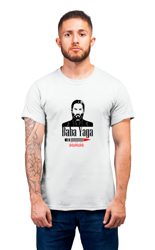 Minimalist movie-inspired T-shirt with a round neck and breathable 180 GSM material