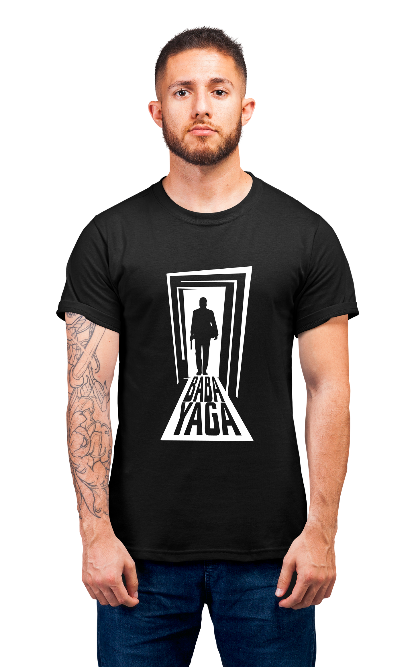 Sweaty Armpits Premium Unisex Printed T-shirts of  John Wick "Baba Yaga" Minimalistic Design
