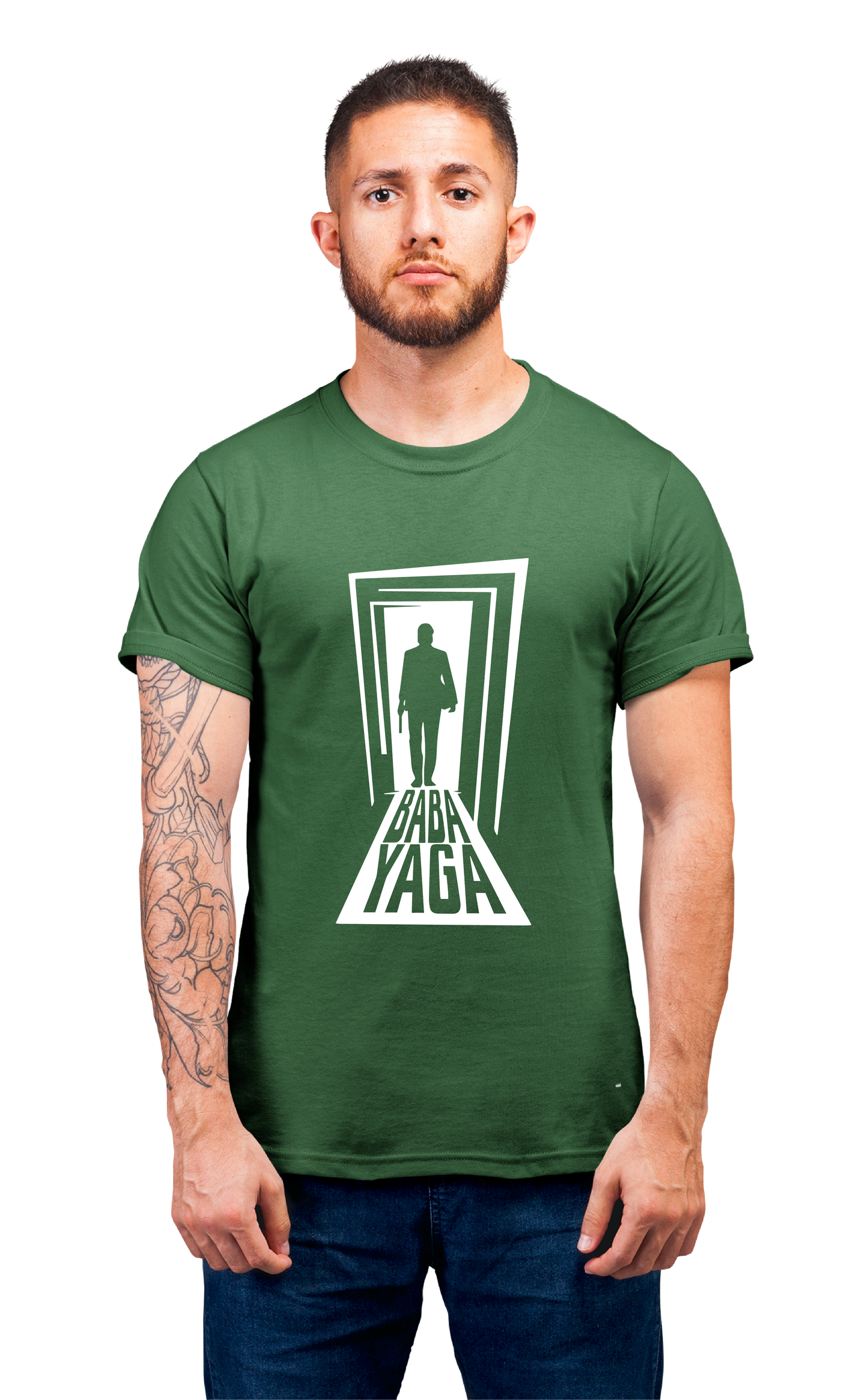 Sweaty Armpits Premium Unisex Printed T-shirts of  John Wick "Baba Yaga" Minimalistic Design