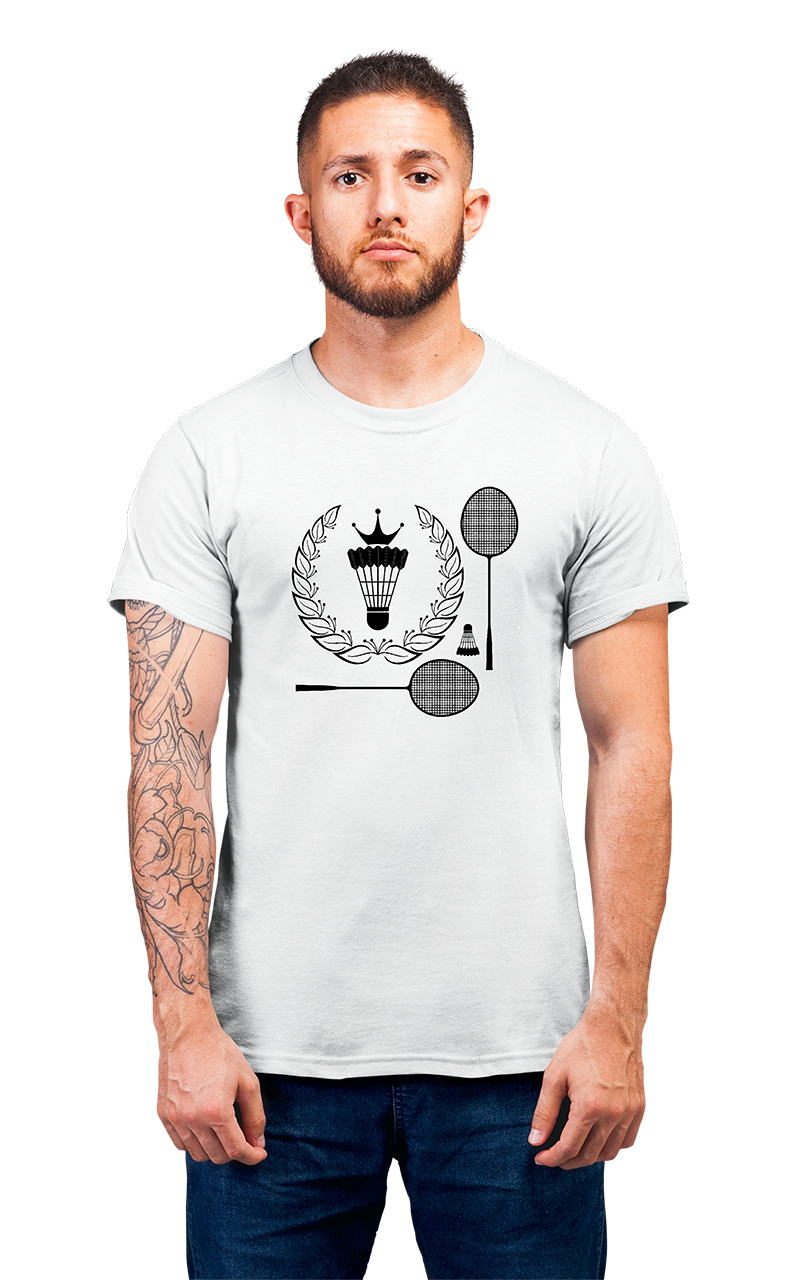 Sweaty Armpits Premium Unisex Printed T-shirts Badminton King