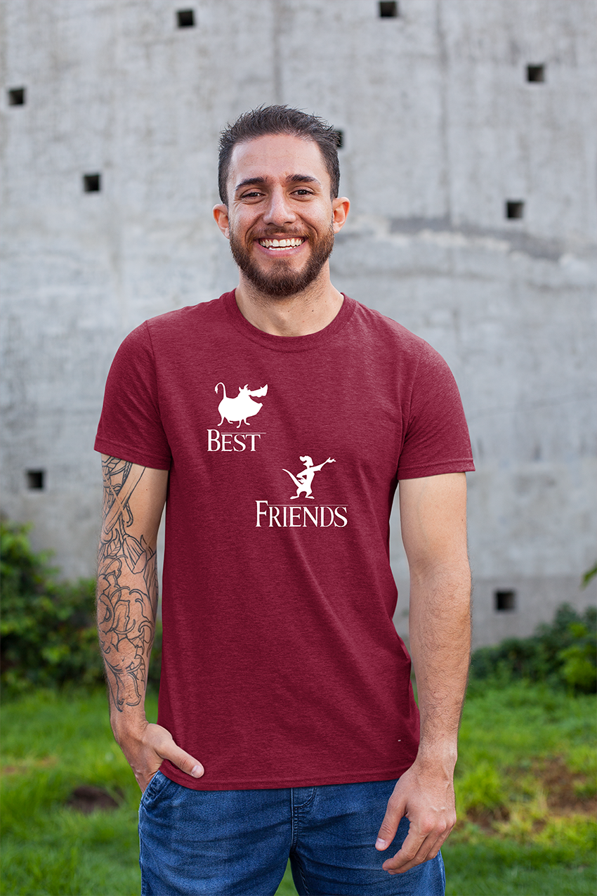 Sweaty Armpits Premium Unisex Printed T-shirts Best Friends