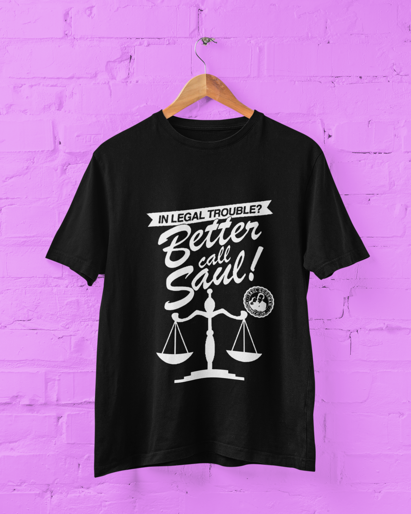 Sweaty Armpits Premium Unisex Printed T-shirts  Better Call Saul AMC Epic Drama Series Minimalistic Design