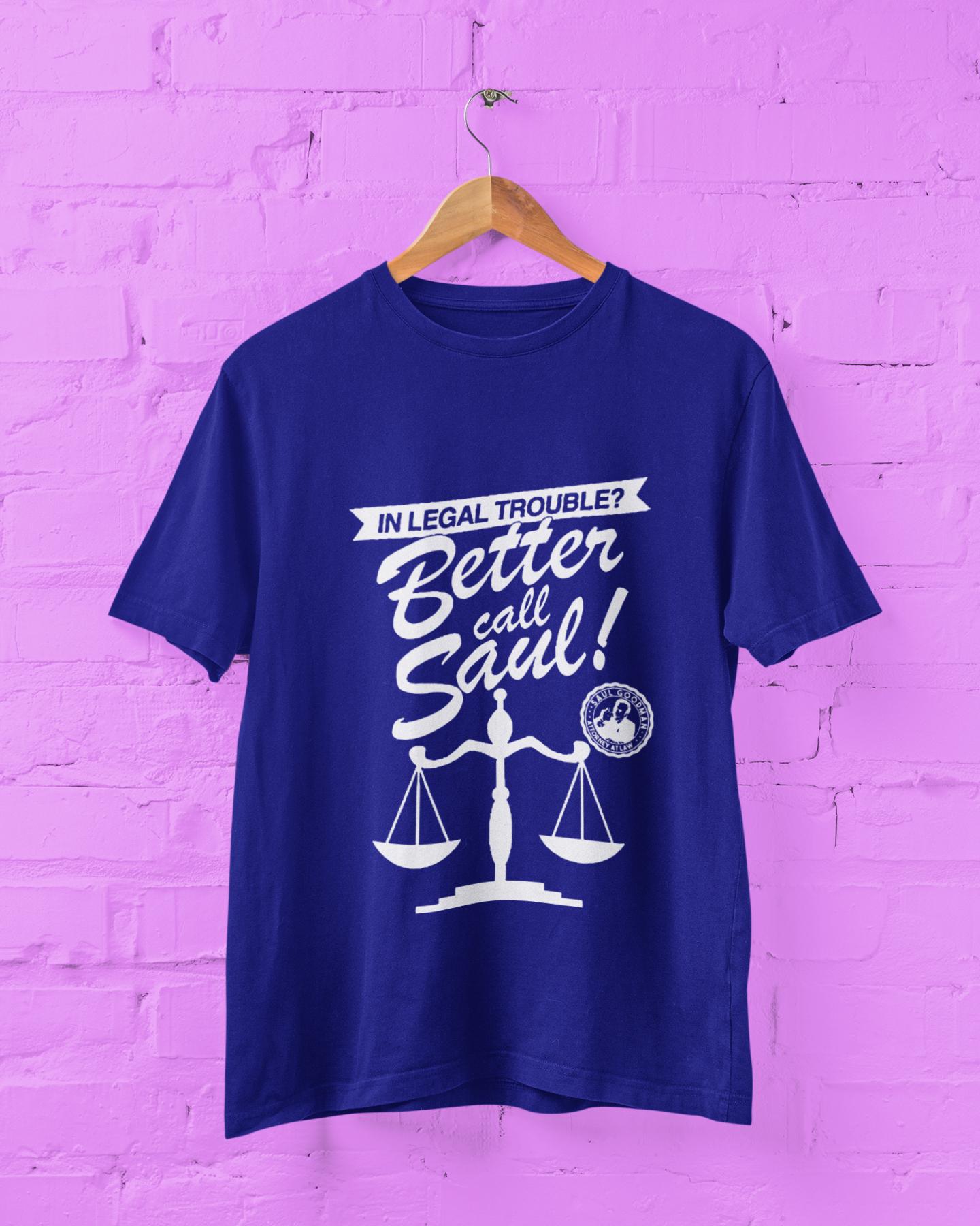 Sweaty Armpits Premium Unisex Printed T-shirts  Better Call Saul AMC Epic Drama Series Minimalistic Design