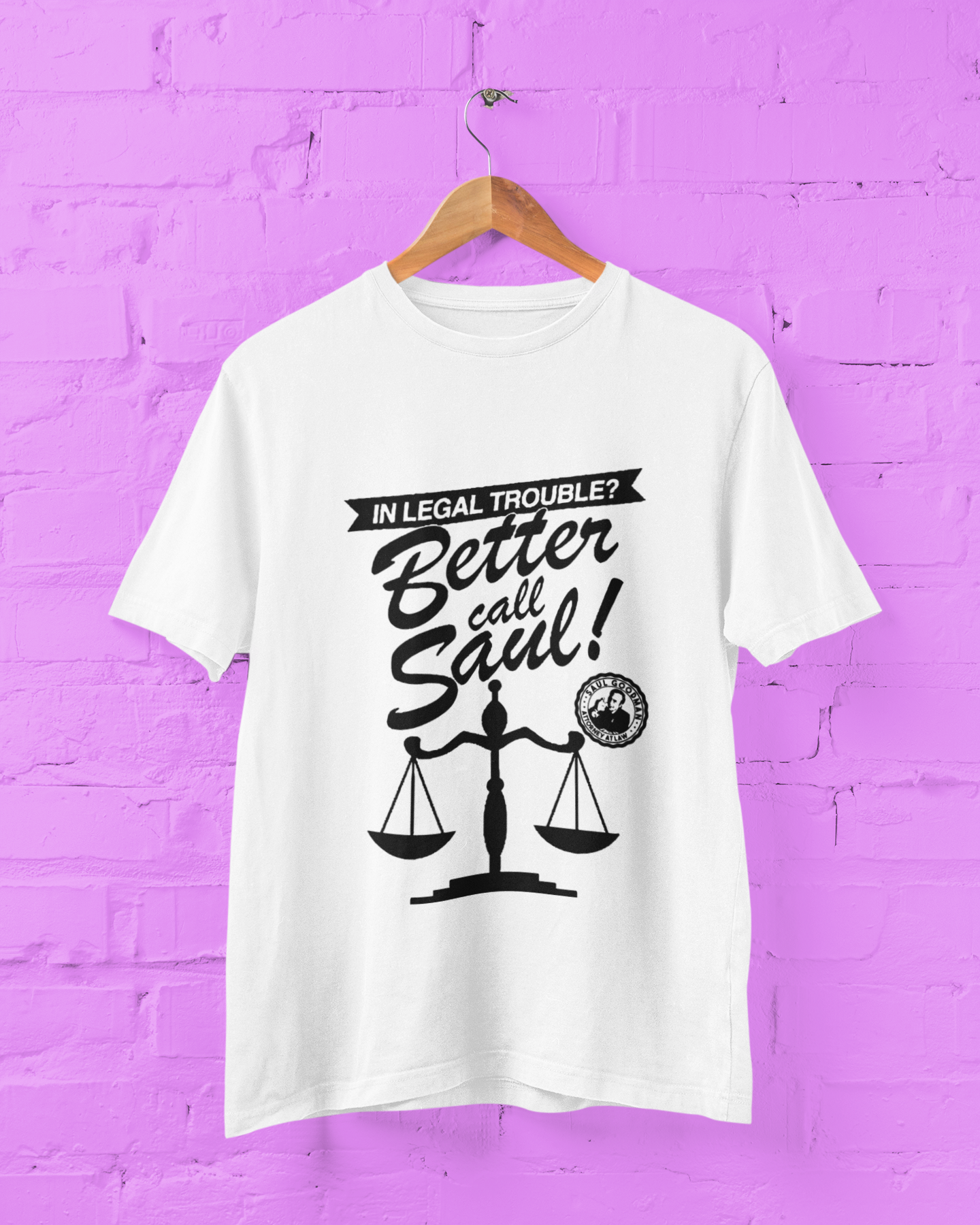 Sweaty Armpits Premium Unisex Printed T-shirts  Better Call Saul AMC Epic Drama Series Minimalistic Design