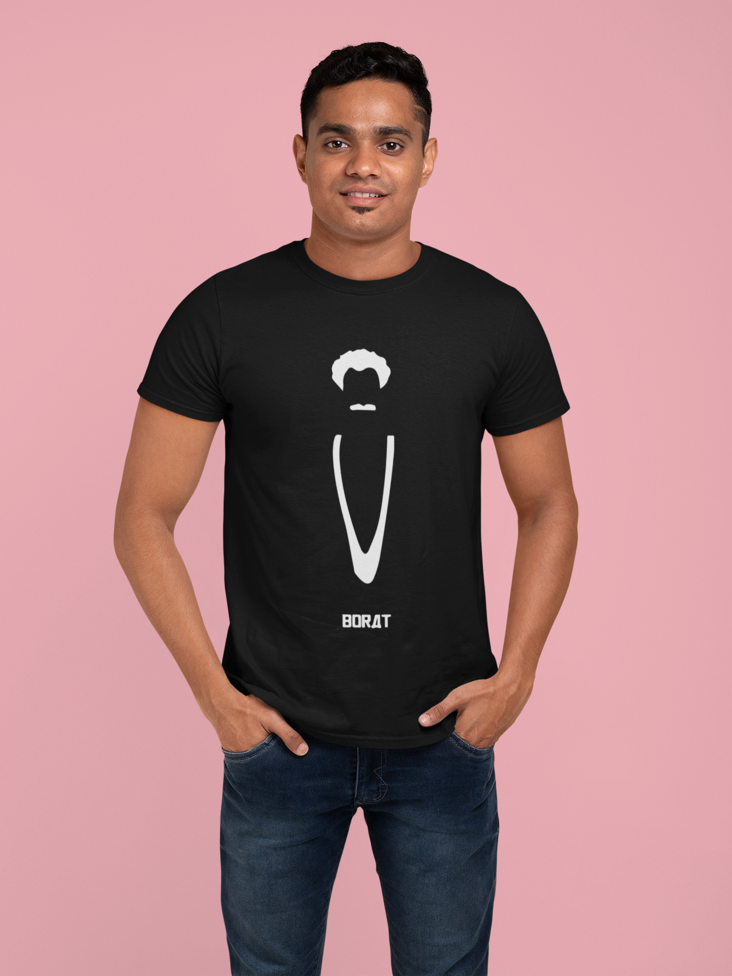Sweaty Armpits Premium Unisex Printed T-shirts Borat Minimalistic Design