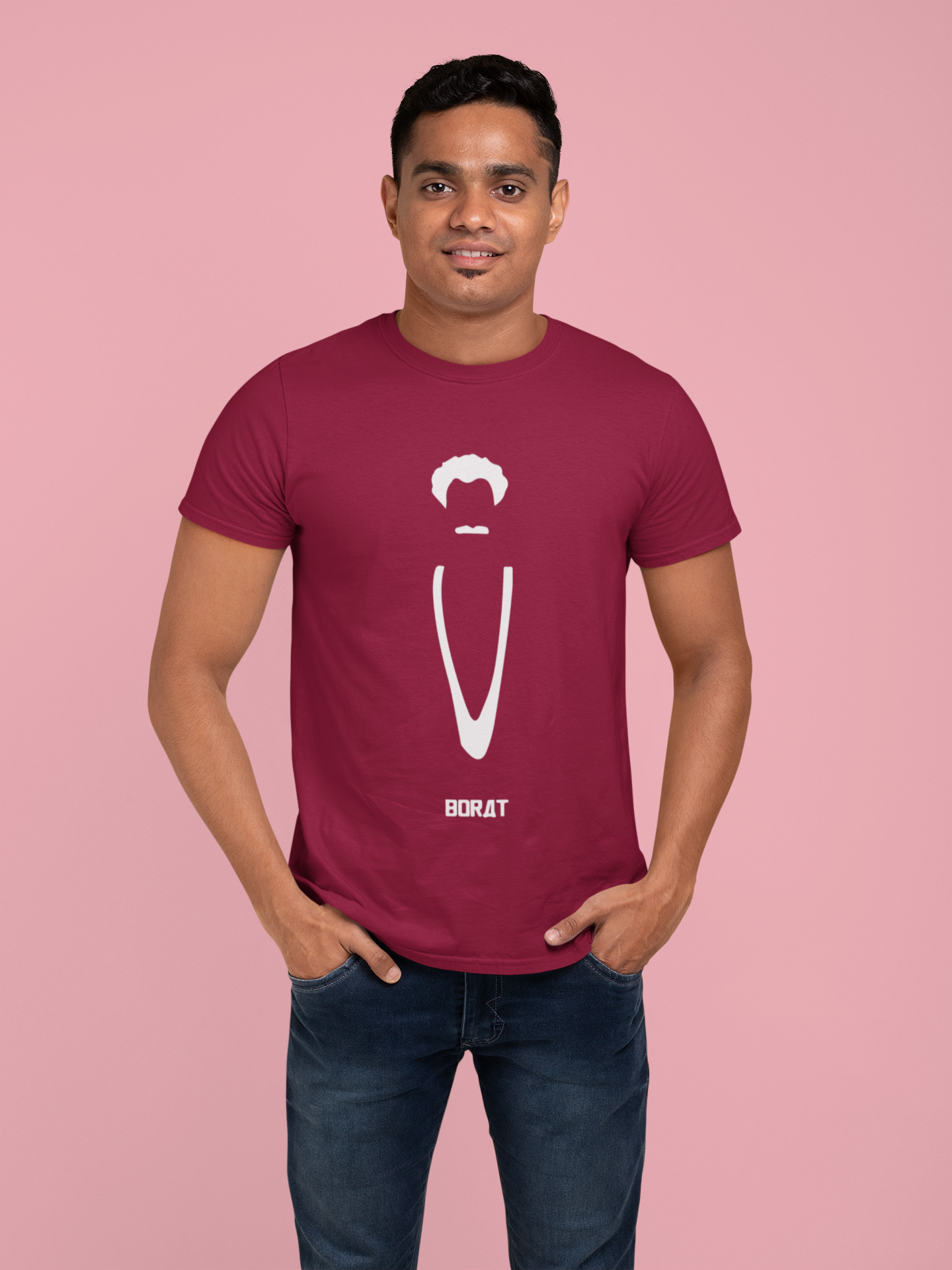 Sweaty Armpits Premium Unisex Printed T-shirts Borat Minimalistic Design