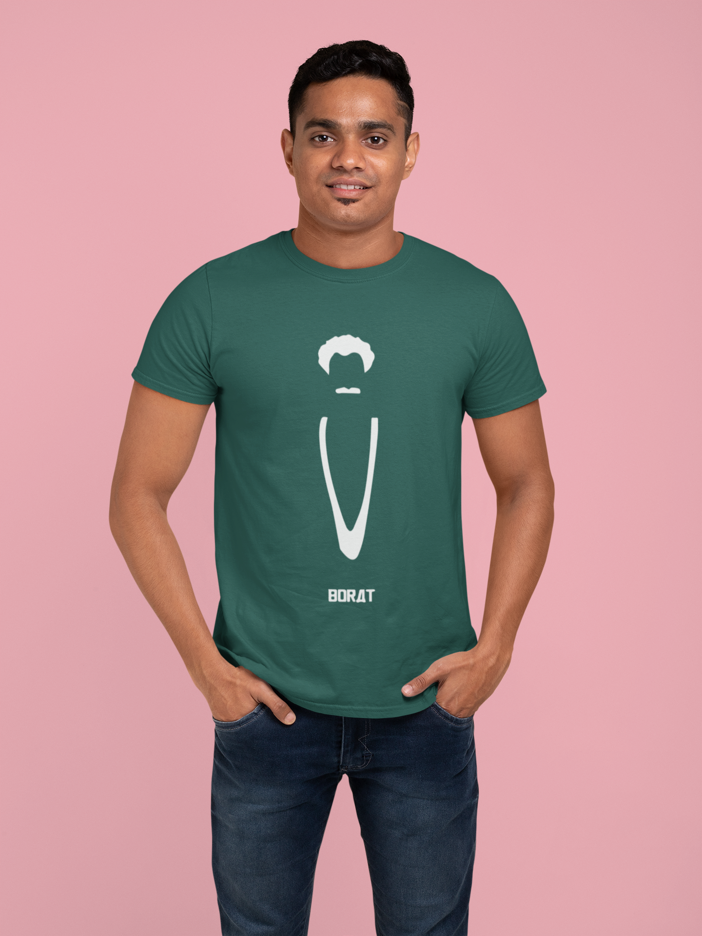 Sweaty Armpits Premium Unisex Printed T-shirts Borat Minimalistic Design