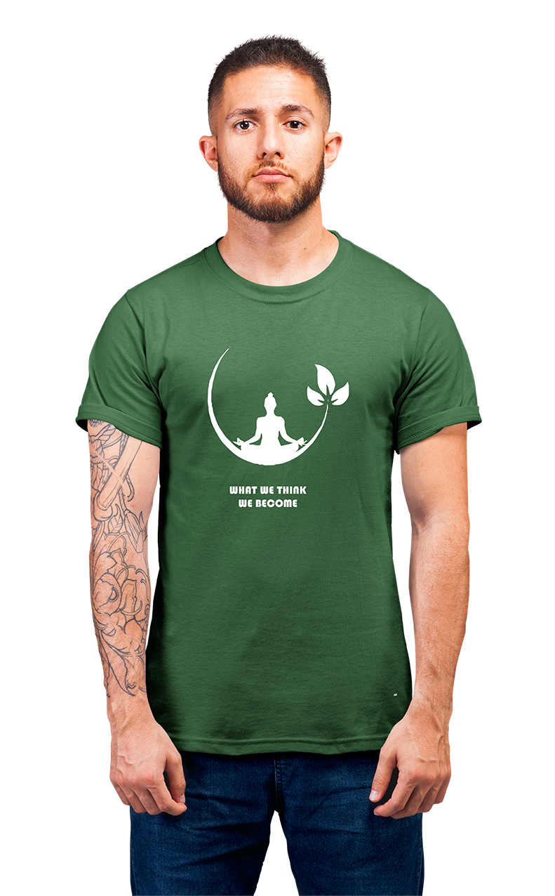 Sweaty Armpits Premium Unisex Printed T-shirts Buddha think