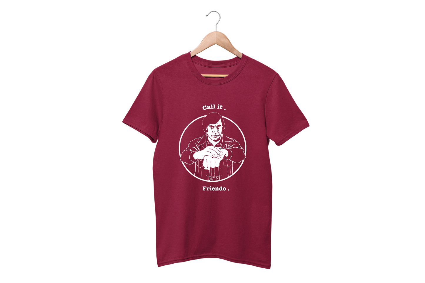 Minimalist movie-inspired T-shirt with a round neck and breathable 180 GSM material