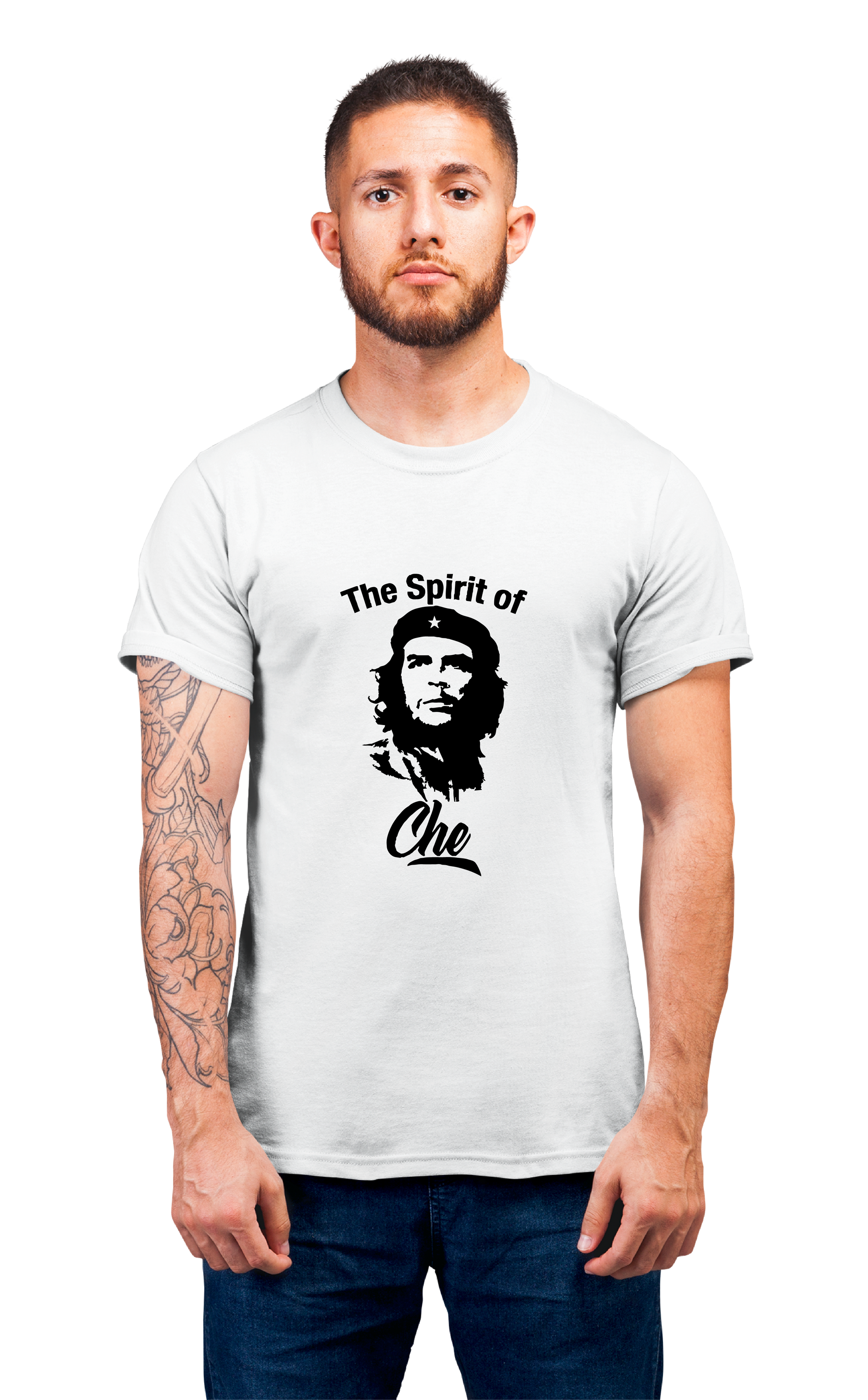 Minimalist movie-inspired T-shirt with a round neck and breathable 180 GSM material