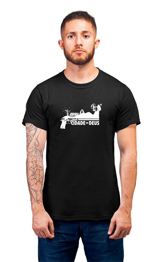 Minimalist movie-inspired T-shirt with a round neck and breathable 180 GSM material