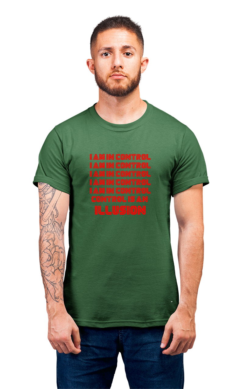 Sweaty Armpits Premium Unisex Printed T-shirts Of Control Is a Illusion, Mr. Robot T.V Show