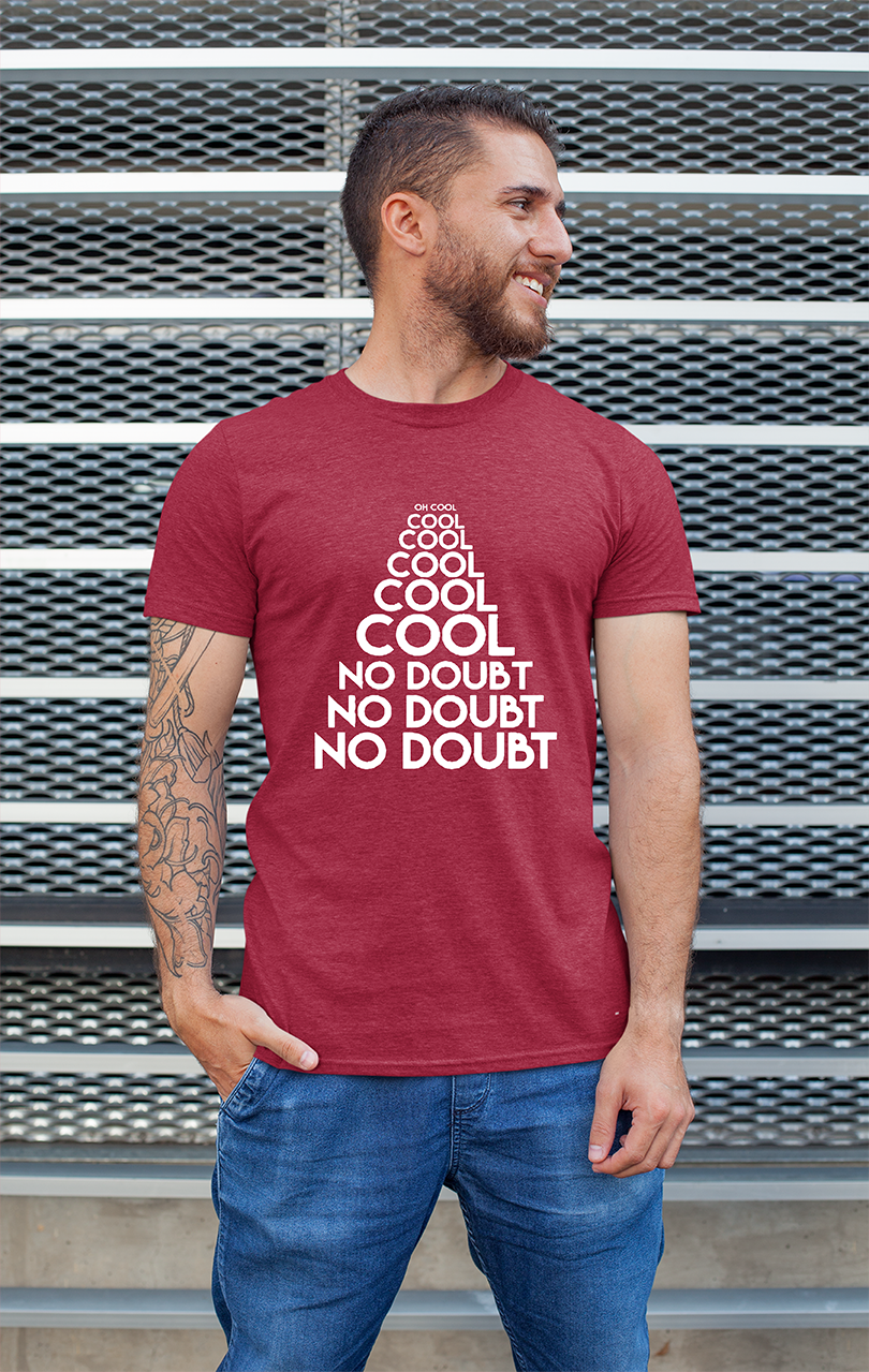 Sweaty Armpits Premium Unisex Printed T-shirts of Cool Cool Cool,B99 T.V Show Minimalistic Design