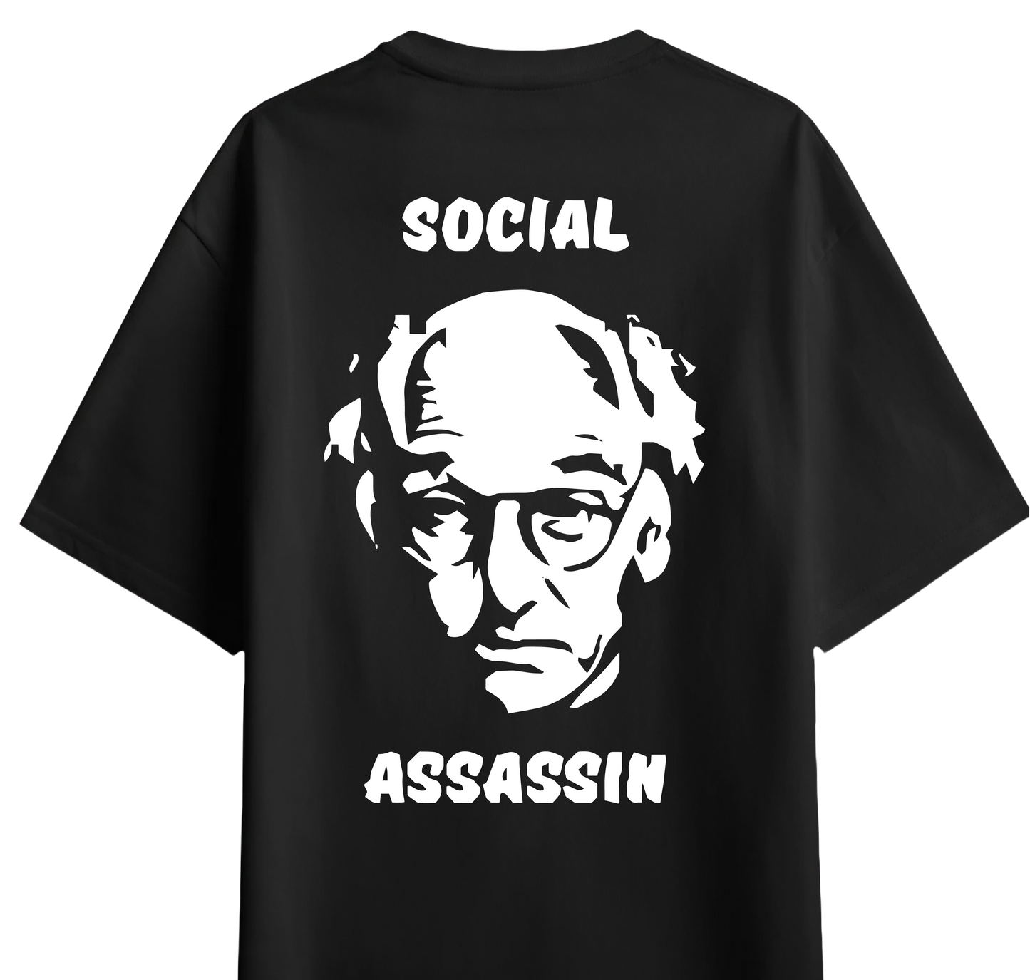 Minimalist movie-inspired T-shirt with a round neck and breathable 180 GSM material
