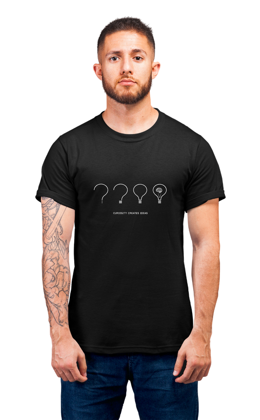Minimalist movie-inspired T-shirt with a round neck and breathable 180 GSM material