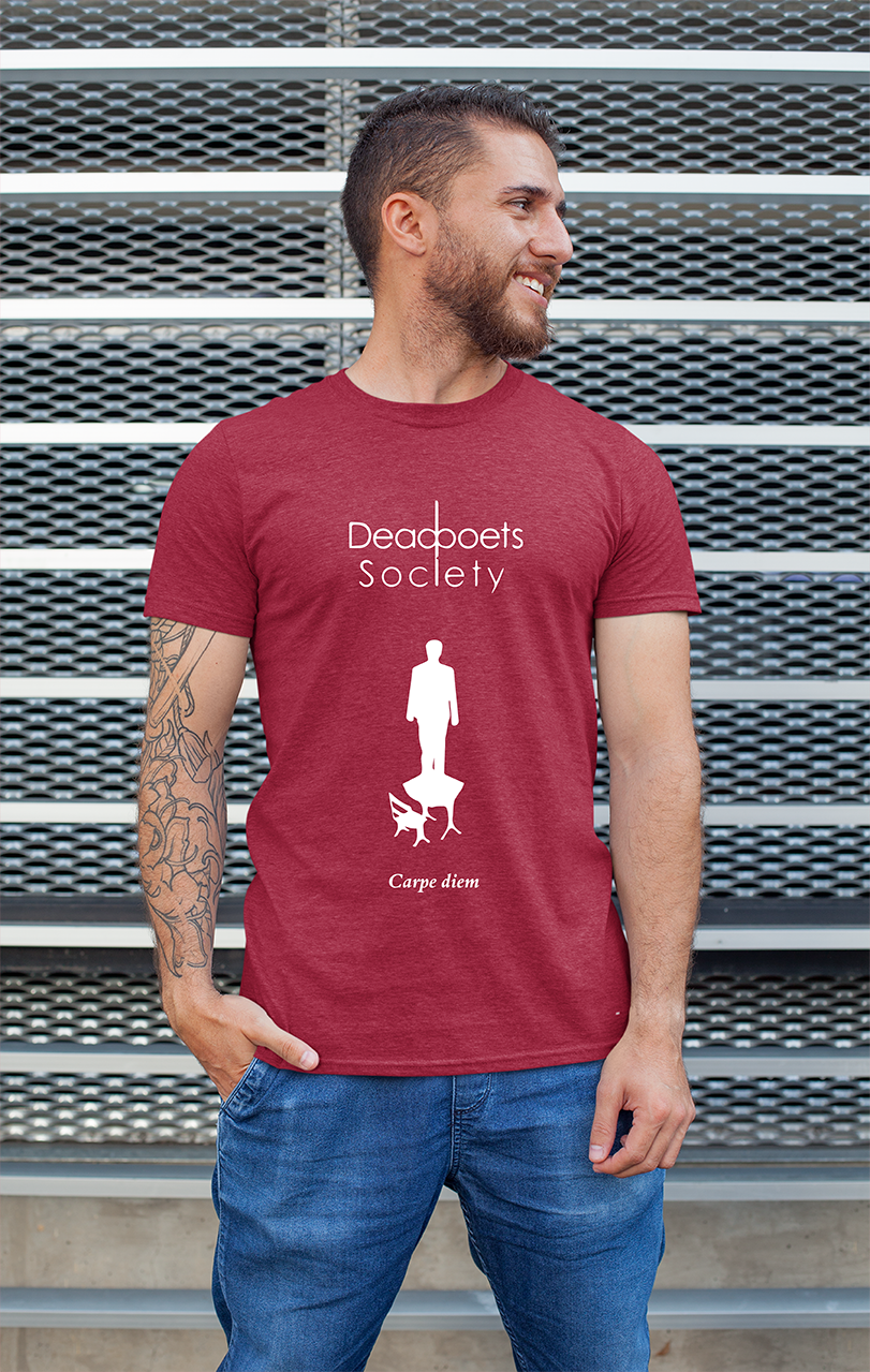 Sweaty Armpits Premium Unisex Printed T-shirts Dead Poet Society, Iconic Movie, Minimalistic Design