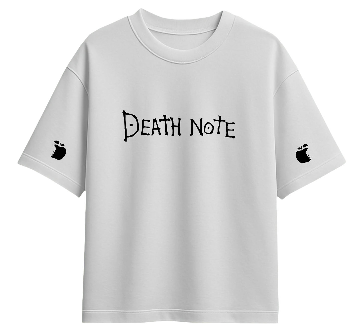 Sweaty Armpits Premium Unisex Oversized T-Shirts Death Note Anime Shinigami With Apple Minimalistic Design