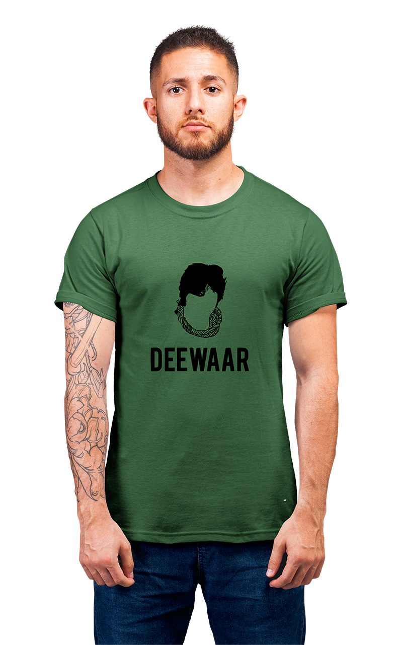 Sweaty Armpits Premium Unisex Printed T-shirtDeewaar Old Classic Hindi Movie,  Minimalistic Design