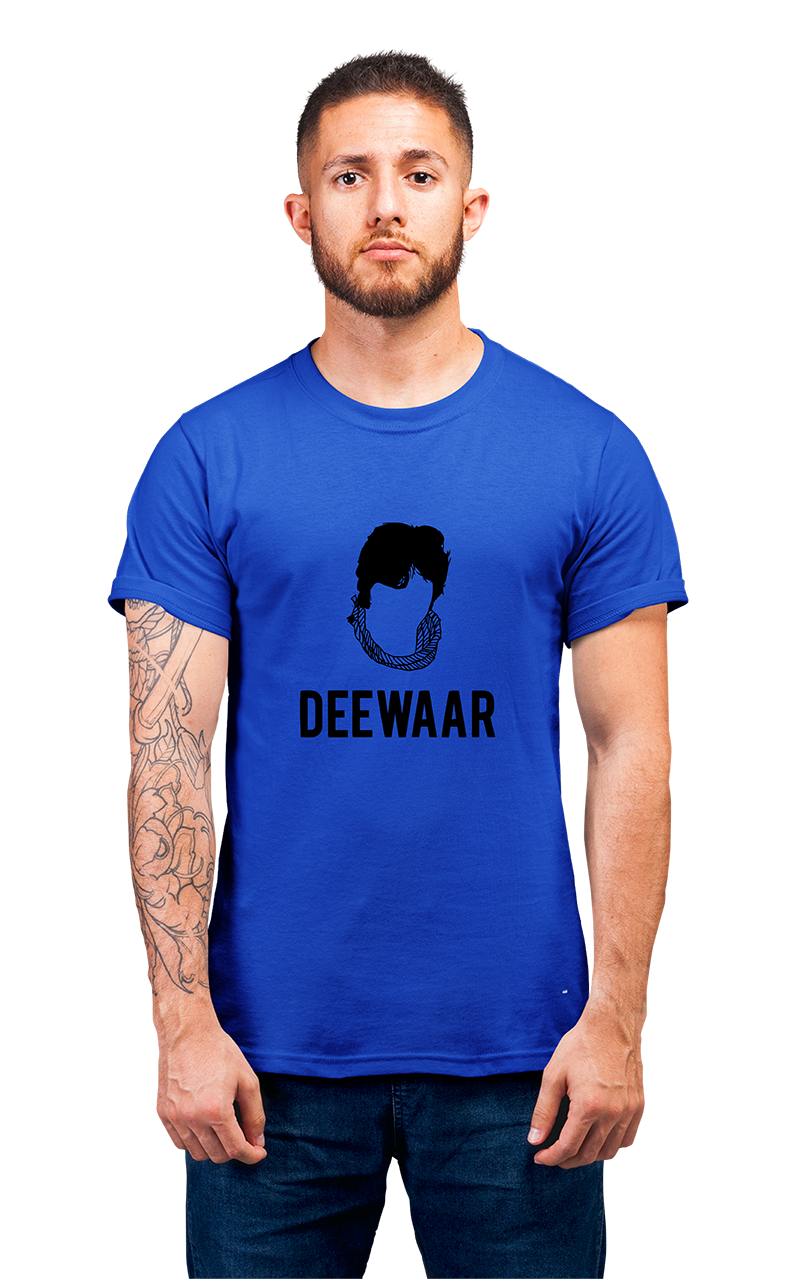 Sweaty Armpits Premium Unisex Printed T-shirtDeewaar Old Classic Hindi Movie,  Minimalistic Design