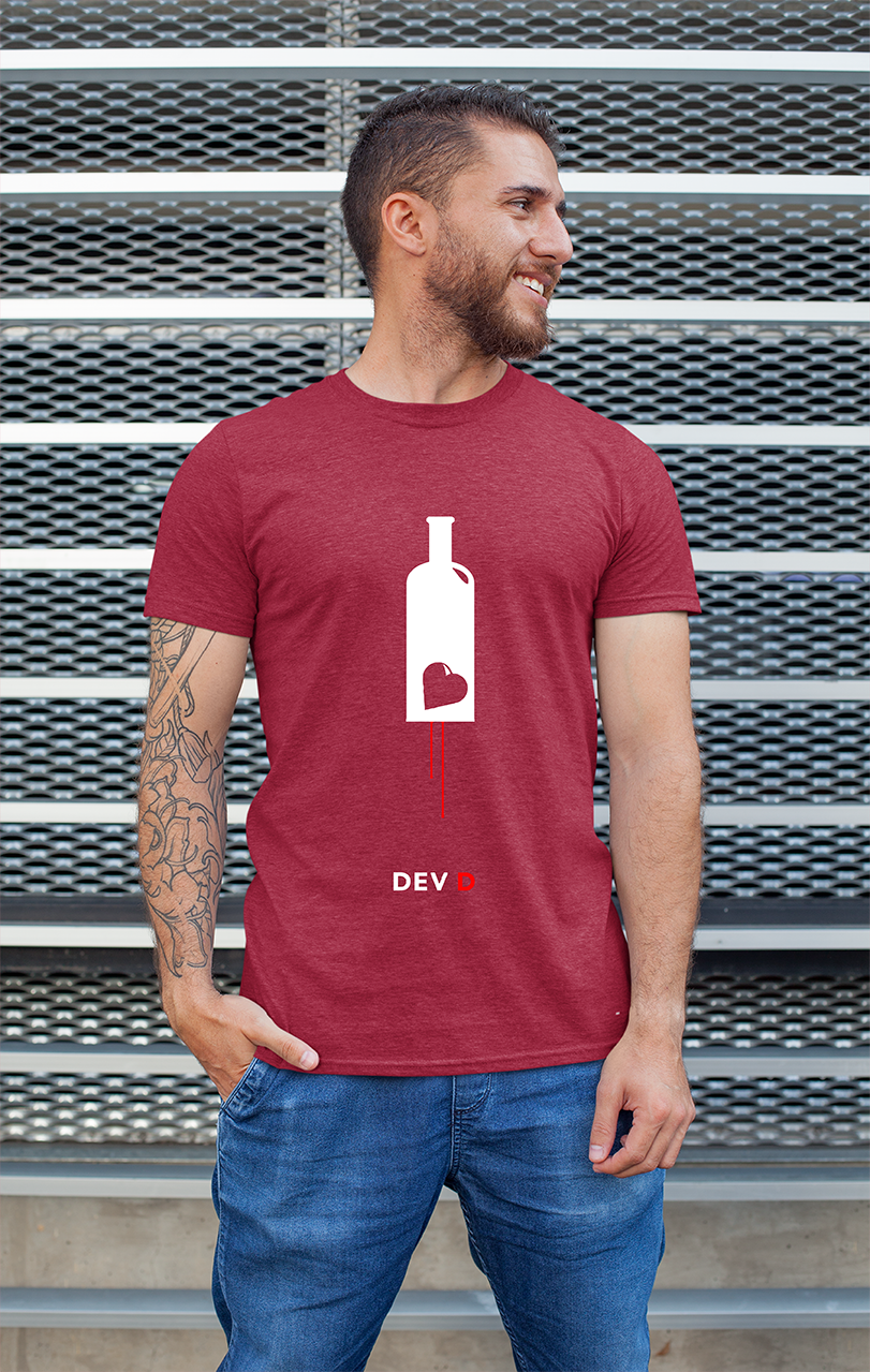 Sweaty Armpits Premium Unisex Printed T-shirt  Dev D Anurag Kashyap's Movie Hindi Iconic Classic, Minimalistic Design,